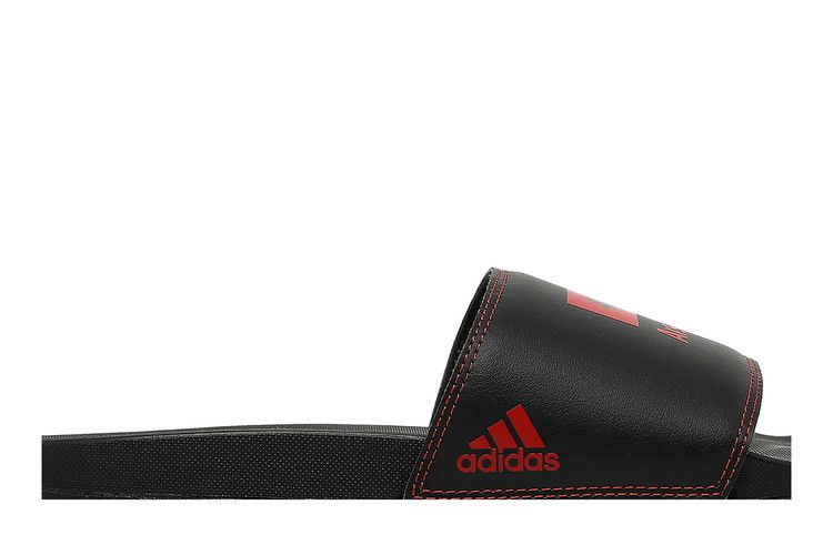 adidas Adilette Comfort Slides 424 Arsenal FC Black Scarlet - Image 2
