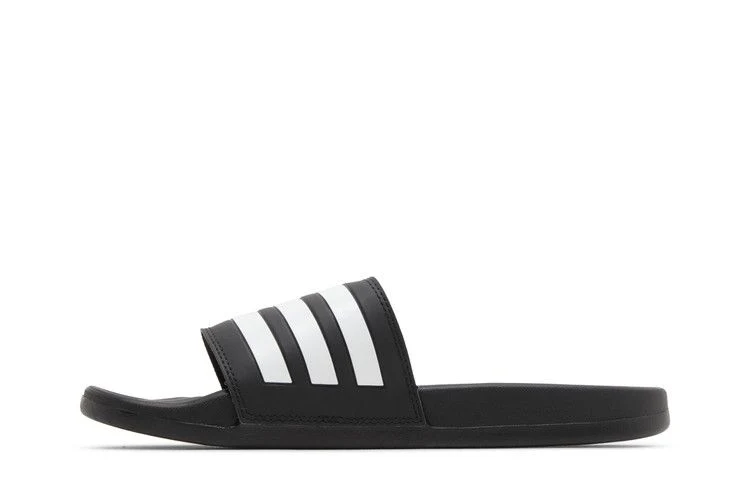 adidas Adilette Comfort Slides Core Black Cloud White - Image 3