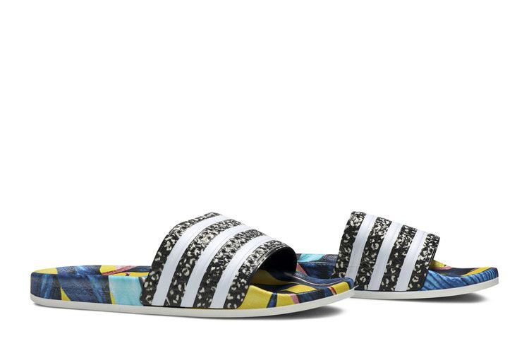 adidas Adilette Slides The Farm Tropical Leaf Print (Women's) - Image 8