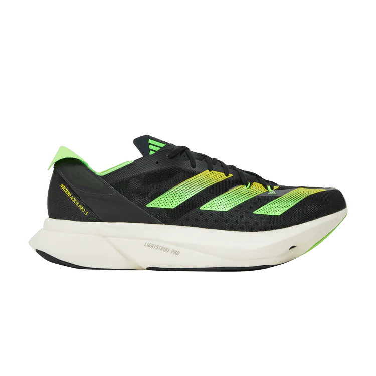 adidas Adios Pro 3 Black Beam Yellow Solar Green