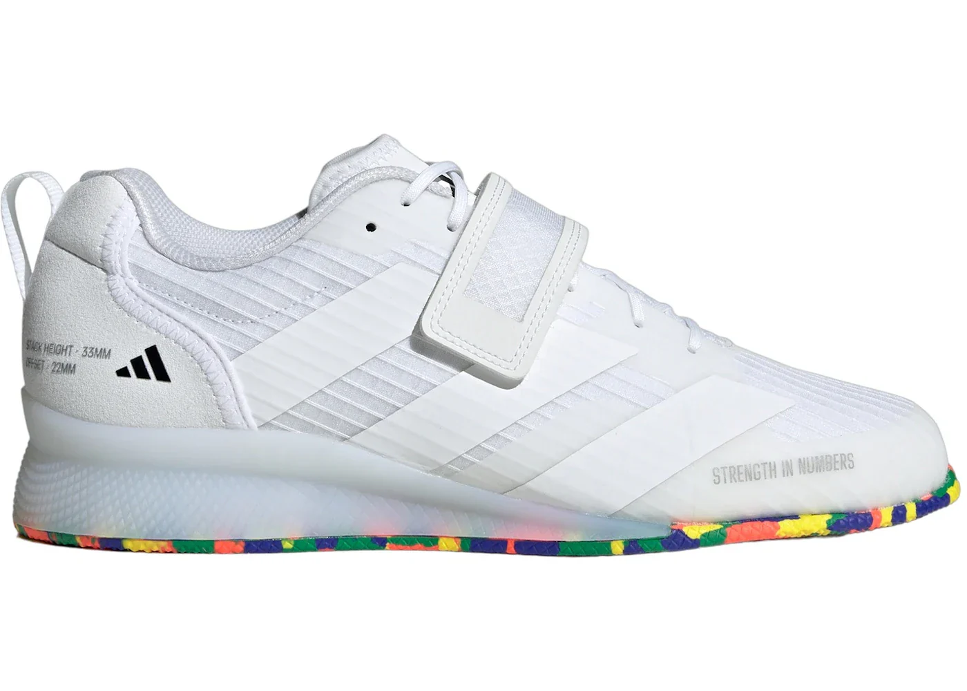 adidas Adipower 3 Cloud White Core Black