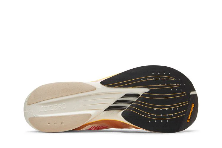 adidas Adizero Adios Pro 2 Halo Ivory Pink Solar Gold - Image 4
