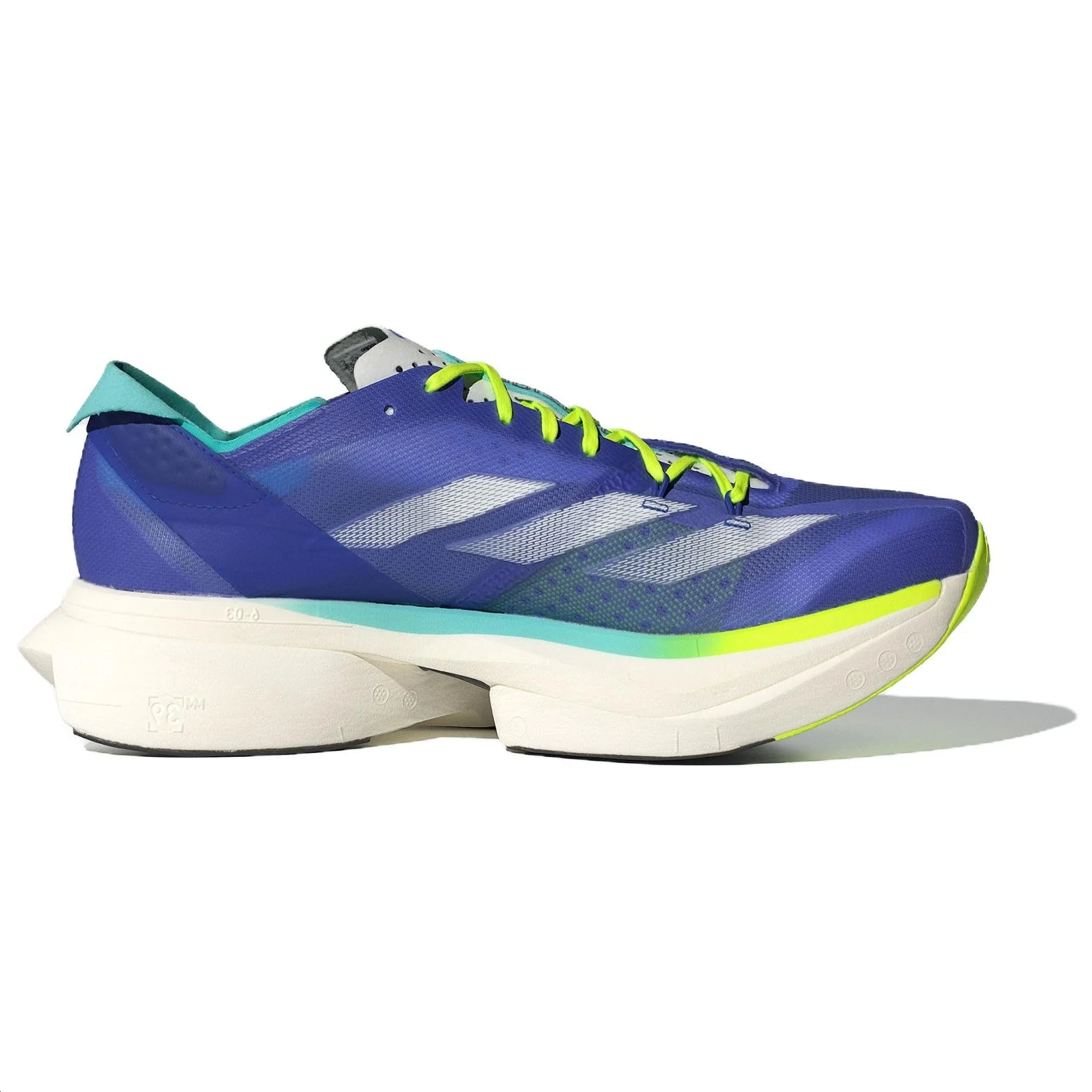 Adidas Adizero Adios Pro 3 Cobalt Blue Zero Metalic Lucid Lemon - Image 2