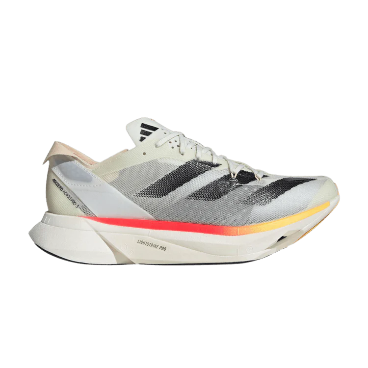 adidas Adizero Adios Pro 3 Ivory Core Black Crystal Sand