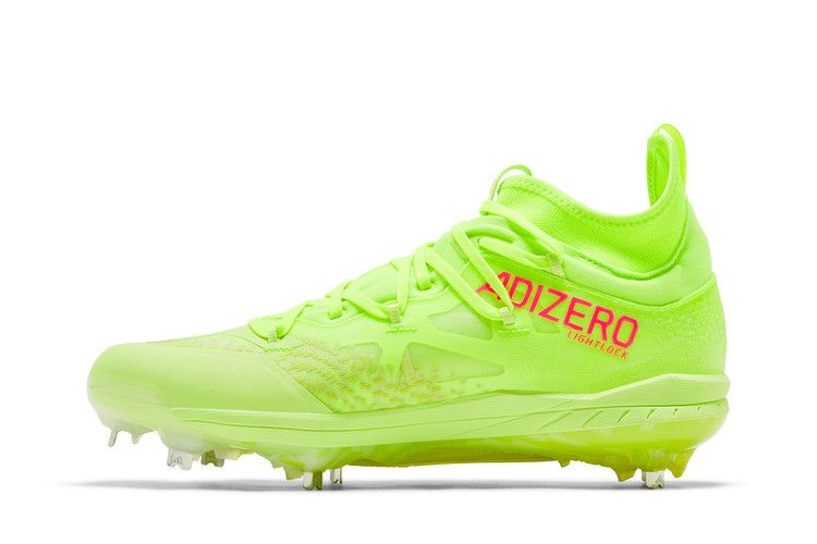adidas Adizero Afterburner 9 NWV Lucid Lemon Lucid Pink Pulse Lime - Image 3