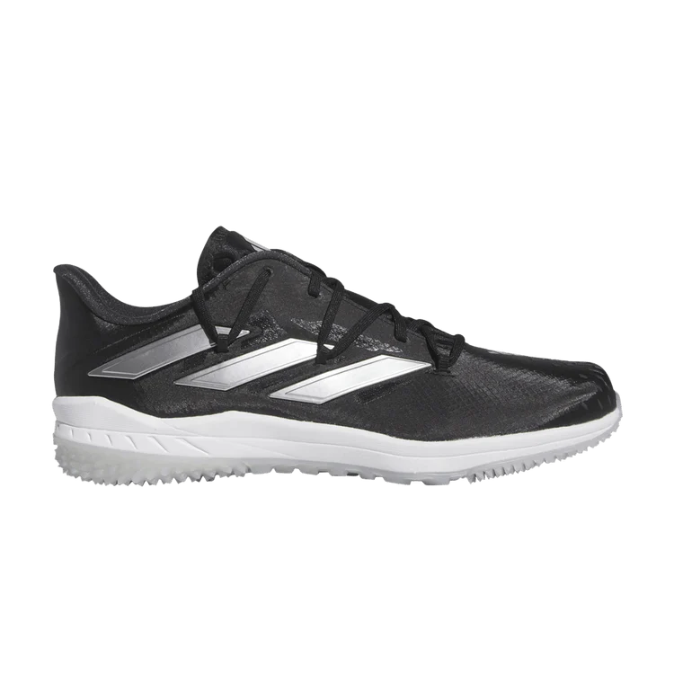 adidas Adizero Afterburner 9 Turf Baseball Core Black Silver Metallic Carbon