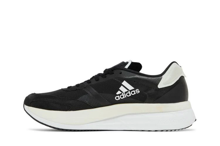 adidas Adizero Boston 10 Black White - Image 3