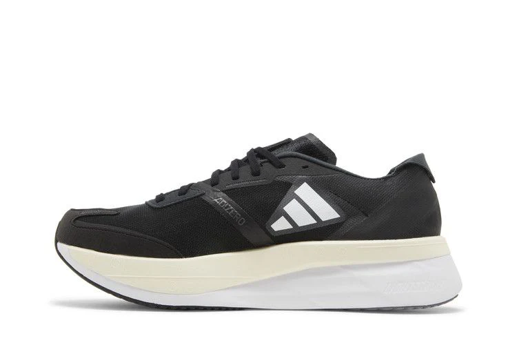 adidas Adizero Boston 11 Black White Carbon (Wide) - Image 3