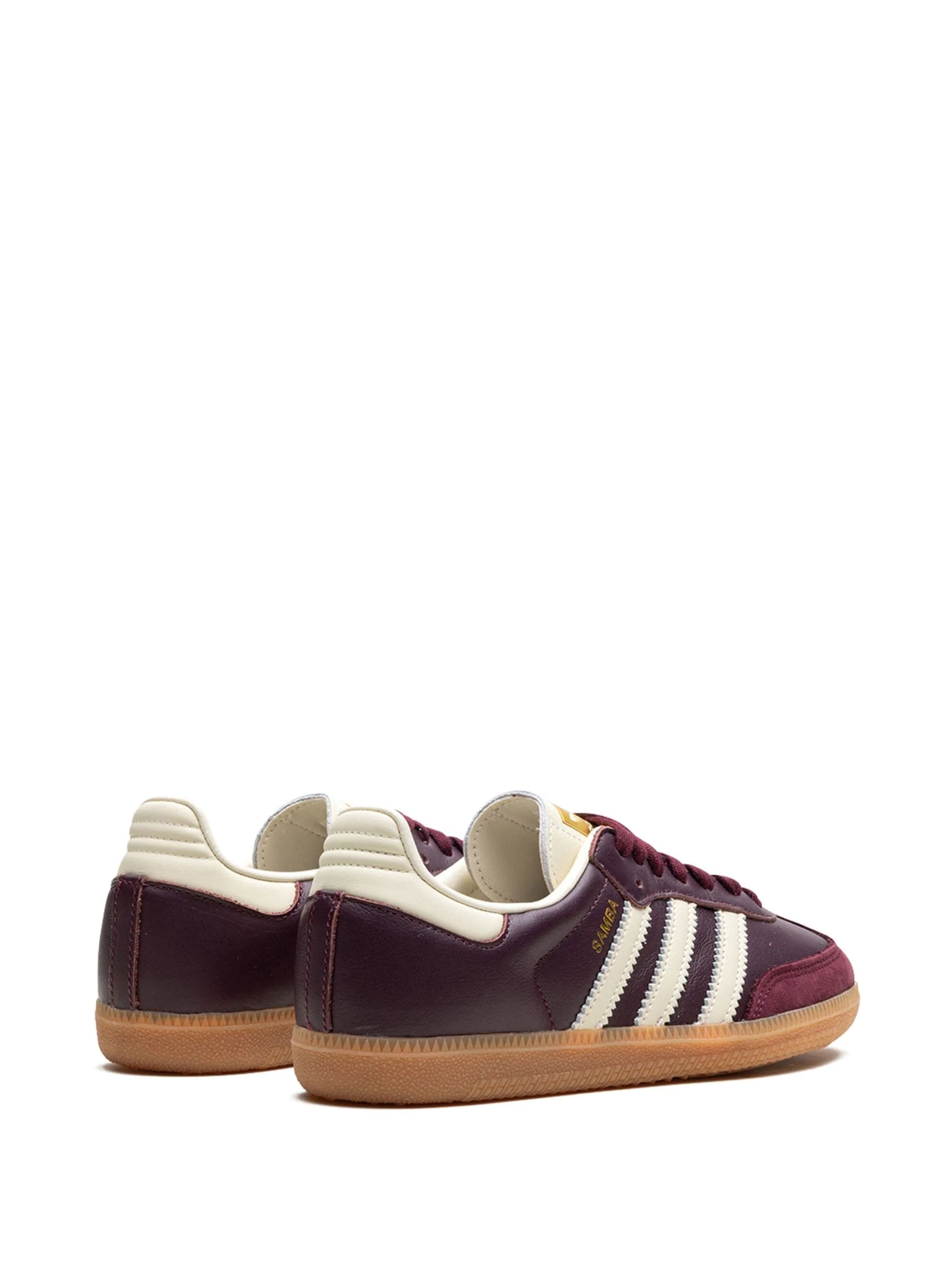 Adidas Samba Og Maroon Gold Metallic W - Image 2