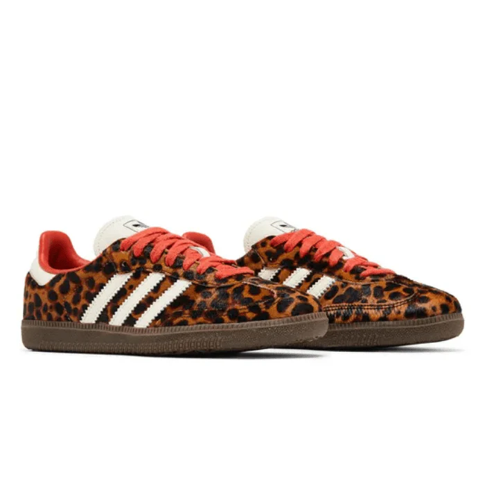 Adidas Samba OG Preloved Red Leopard (Women's) - Image 2