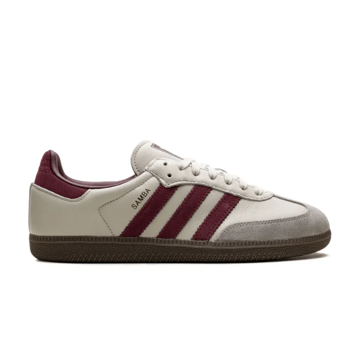 Adidas Samba OG Putty Grey Maroon