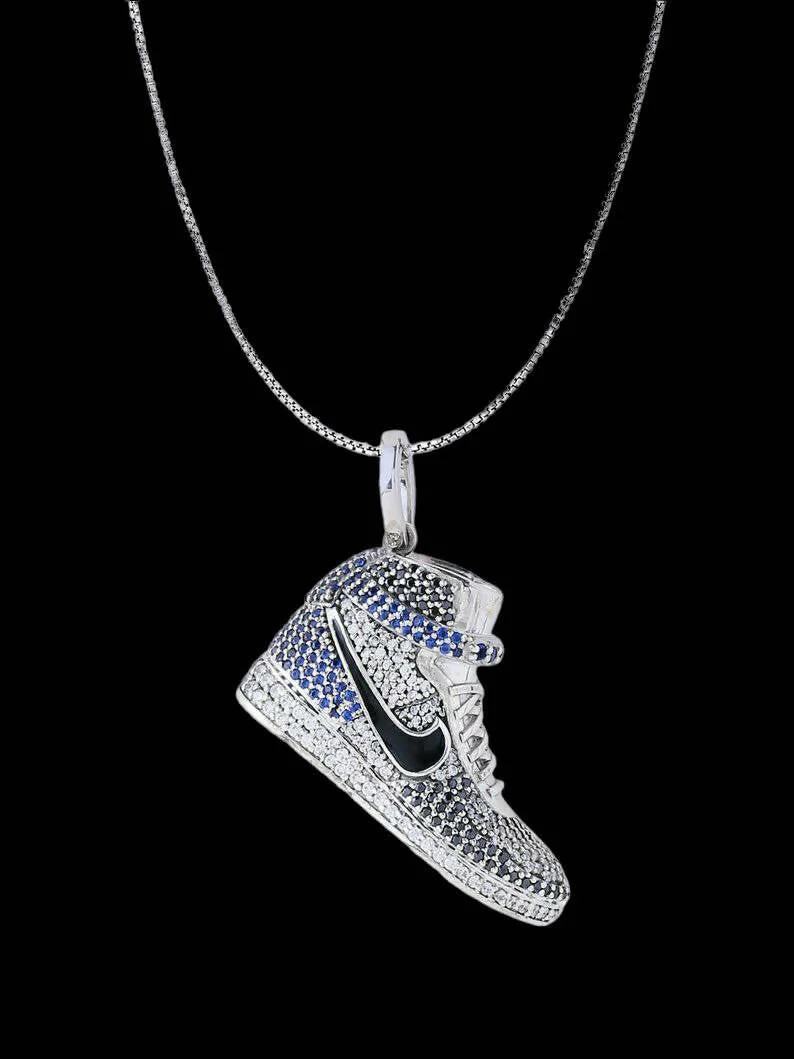 AIR JORDAN 1 3D S925 ICED OUT PENDANT - Image 3