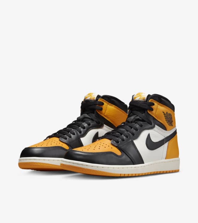 Air Jordan 1 High Taxi / Yellow Toe Sale - Image 3
