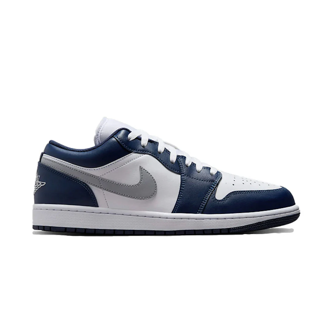 Air Jordan 1 Low Midnight Navy Wolf - Image 4
