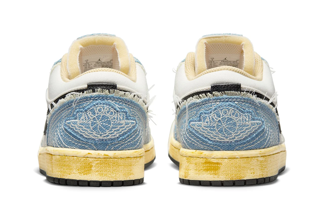 Air Jordan 1 Low 'Sashiko Denim' Sale - Image 2