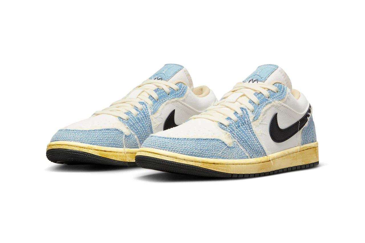 Air Jordan 1 Low 'Sashiko Denim' Sale - Image 4