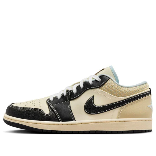 Air Jordan 1 Low Se Coconut Milk Black Muslin - Image 6