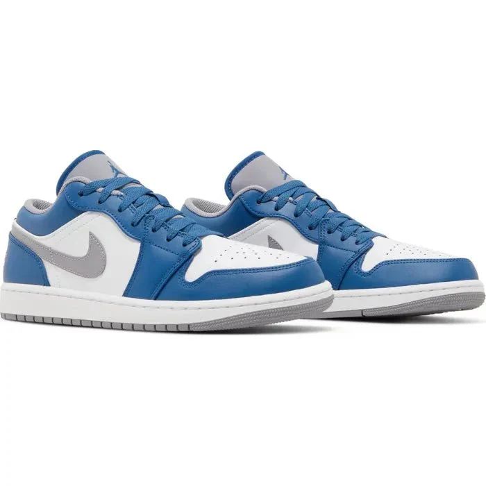 Air Jordan 1 Low True Blue Cement - Image 3