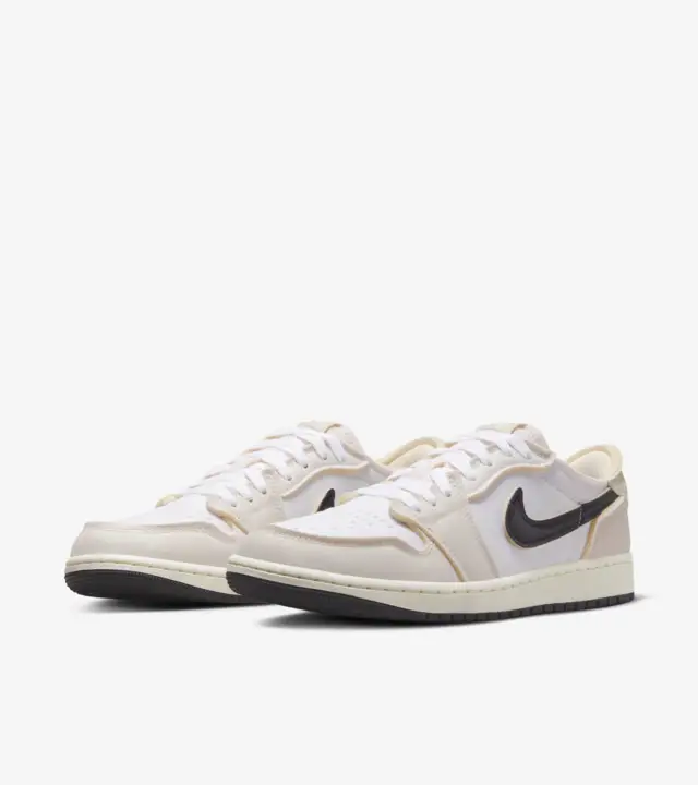 Air Jordan 1 Low White and Coconut Milk - Image 2