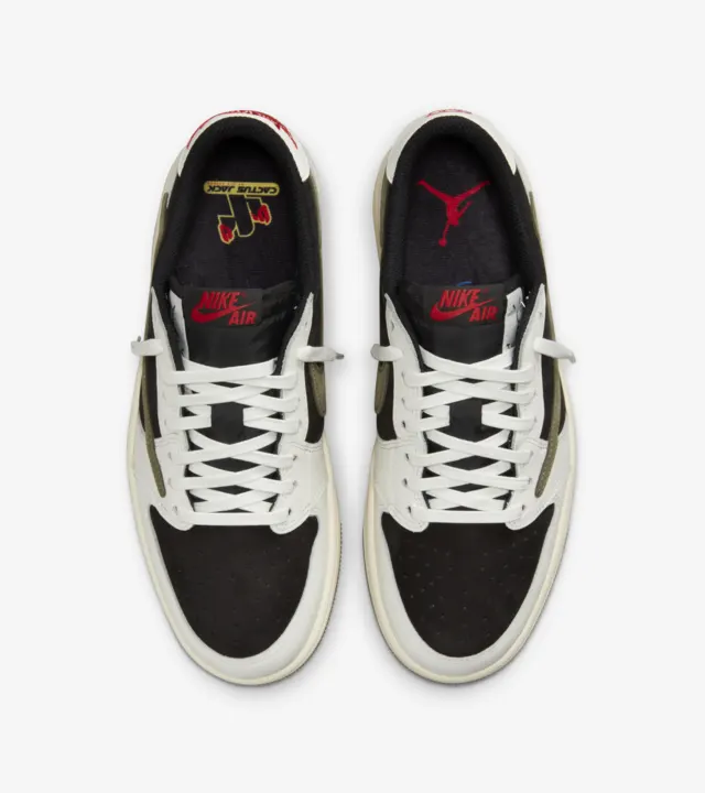 Air Jordan 1 Low x Travis Scott Olive - Image 3