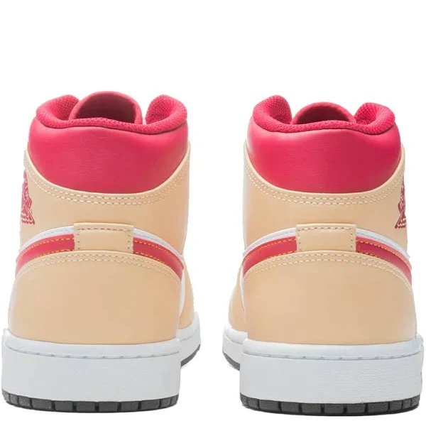 Air Jordan 1 Mid "Light Curry Cardinal Red" Sale - Image 5
