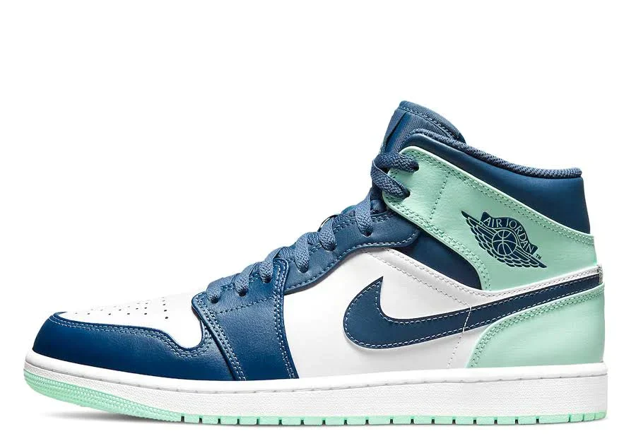 Air Jordan 1 Mid Mystic Navy Sale - Image 7