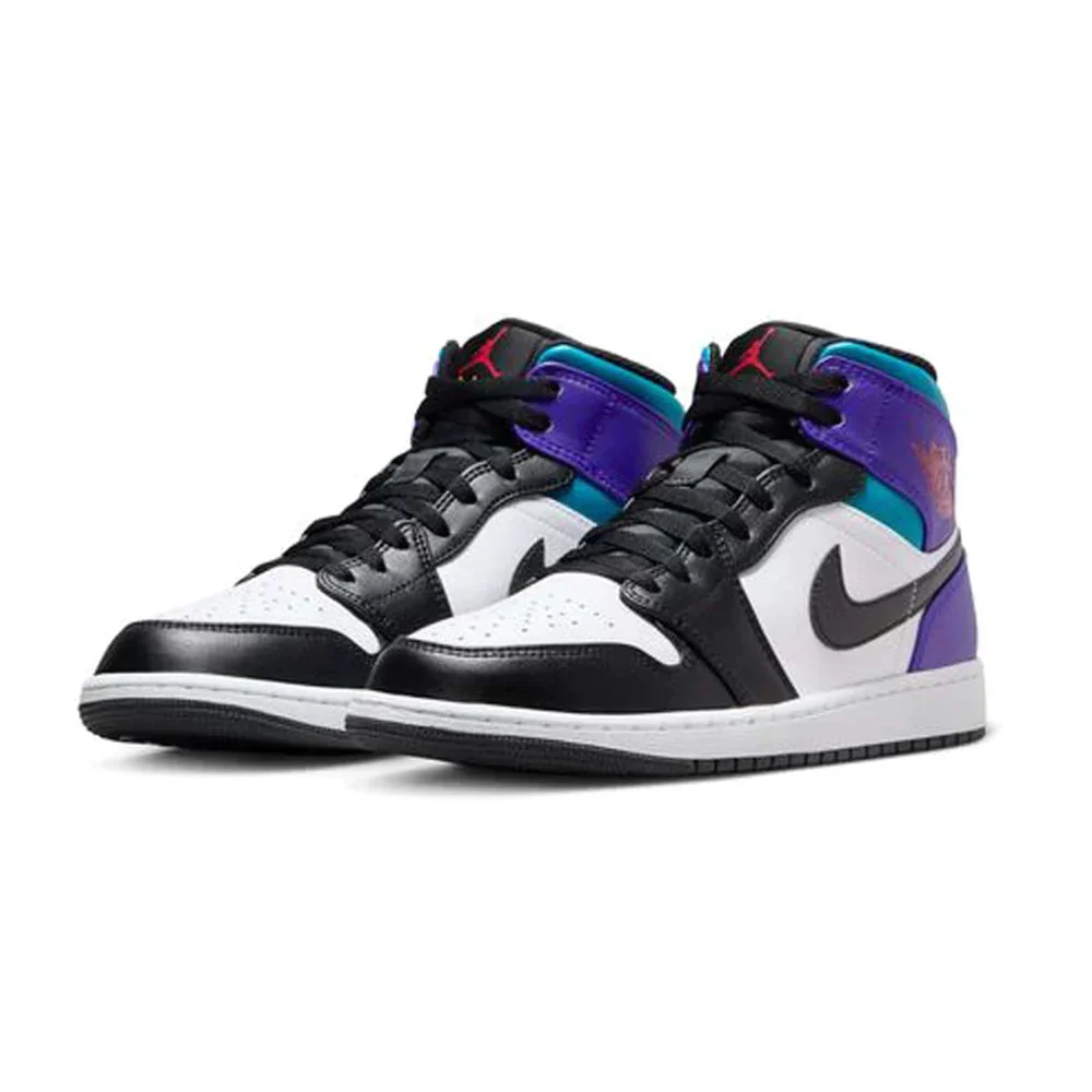 Air Jordan 1 Mid 'teal Purple' Sale - Image 2
