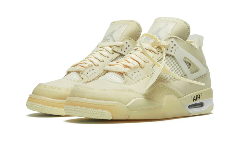 Air Jordan 4 X Off-White 'Sail' (W) - Image 2