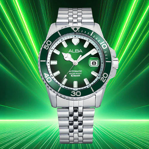Alba Automatic Green Dial Men 42.5mm AU4053X1 - Image 3