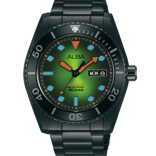 Alba Sports Green Dial Men 43mm AL4285X1