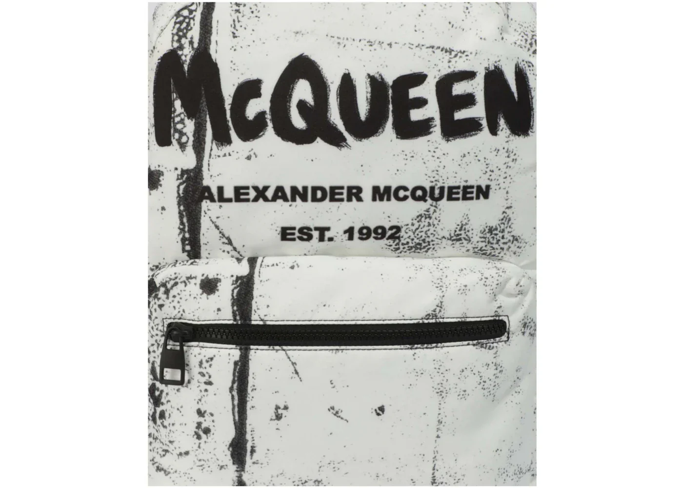 Alexander Mcqueen Metropolitan Backpack Black/White - Image 2