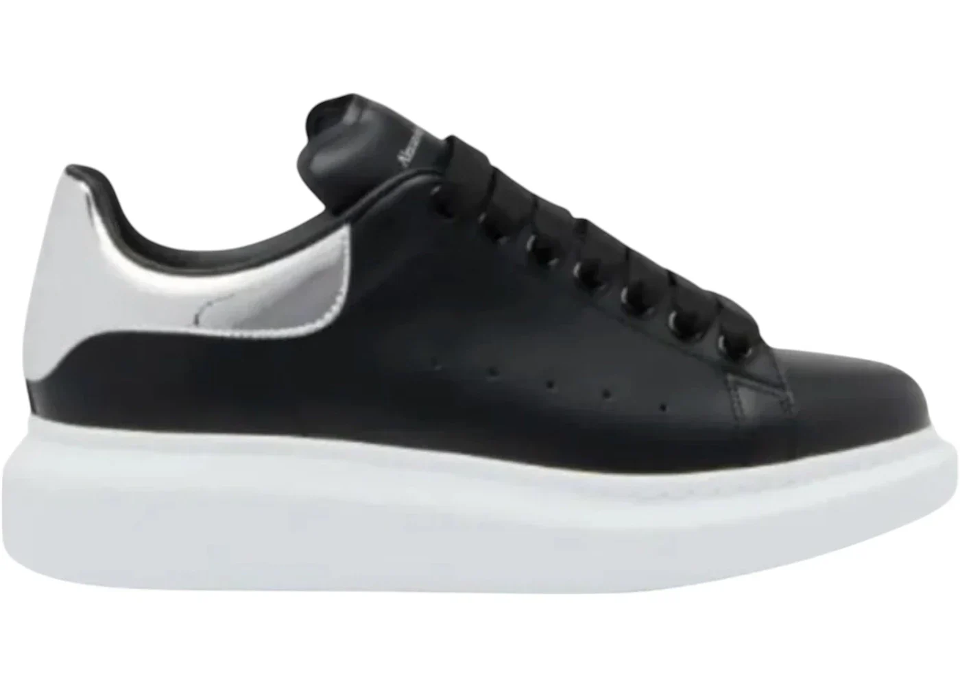 Alexander Mcqueen Oversized Black Silver White (Women'S)