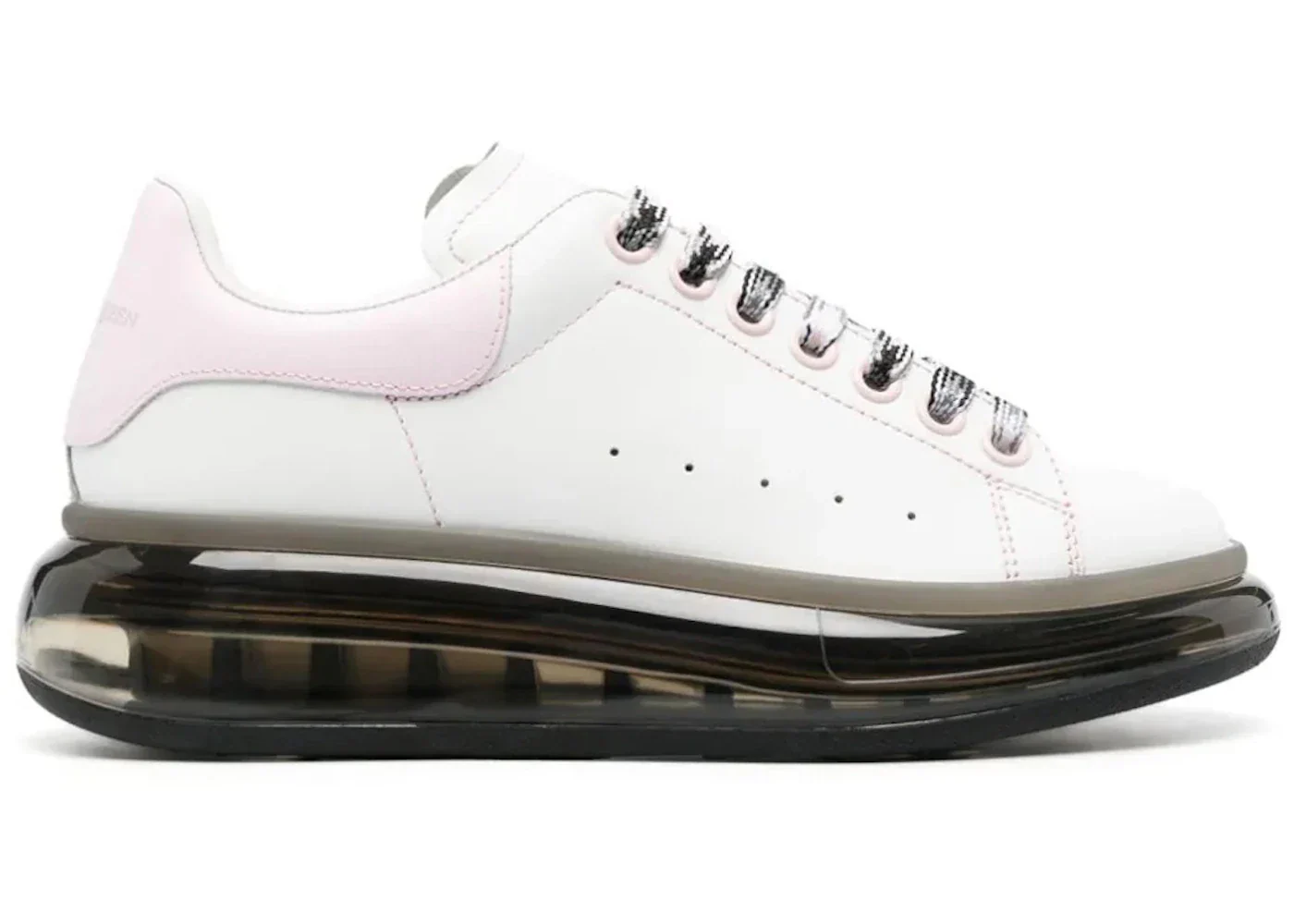 Alexander Mcqueen Oversized Transparent White Pink