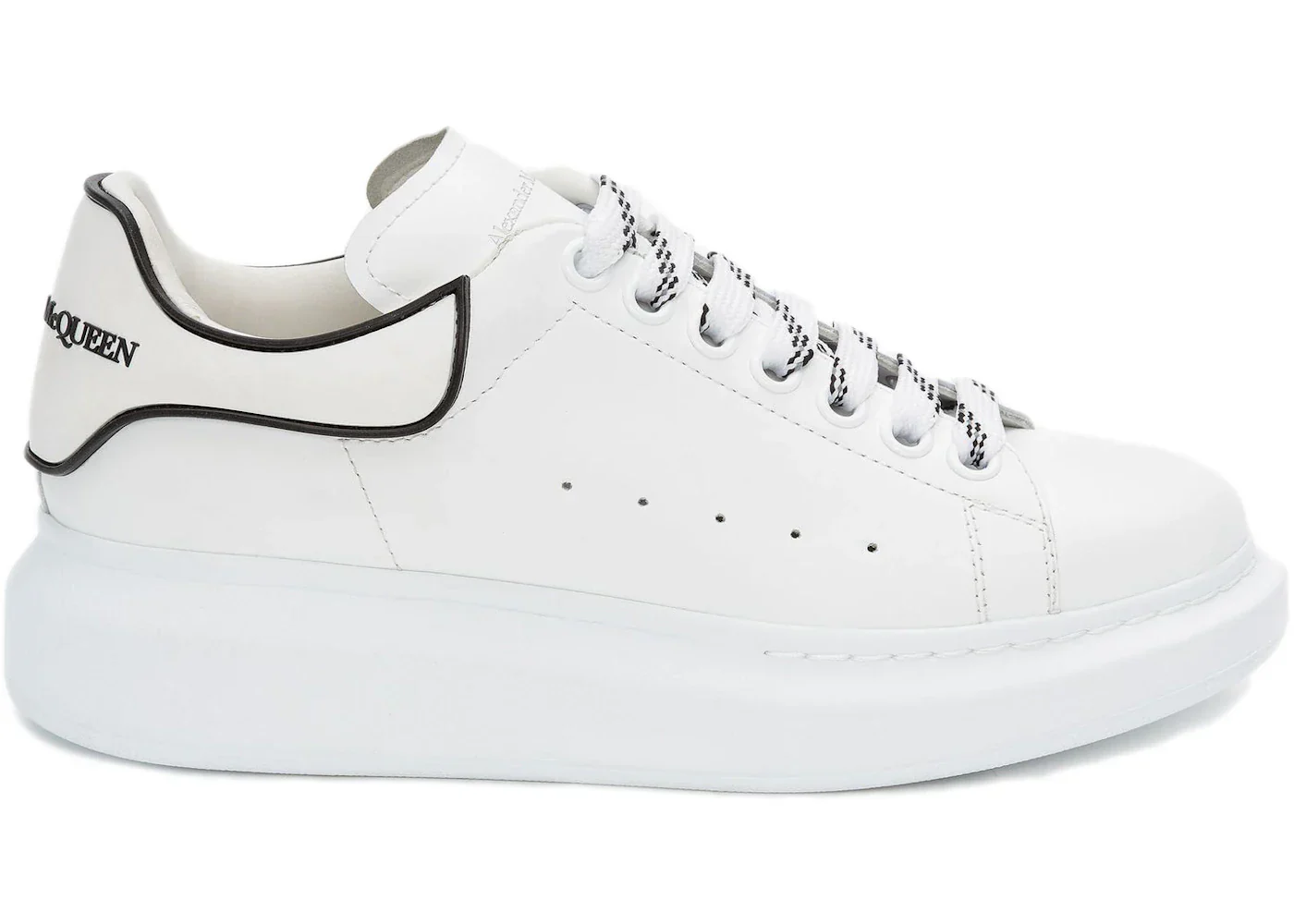 Alexander Mcqueen Oversized White Black (Women'S) - Image 10