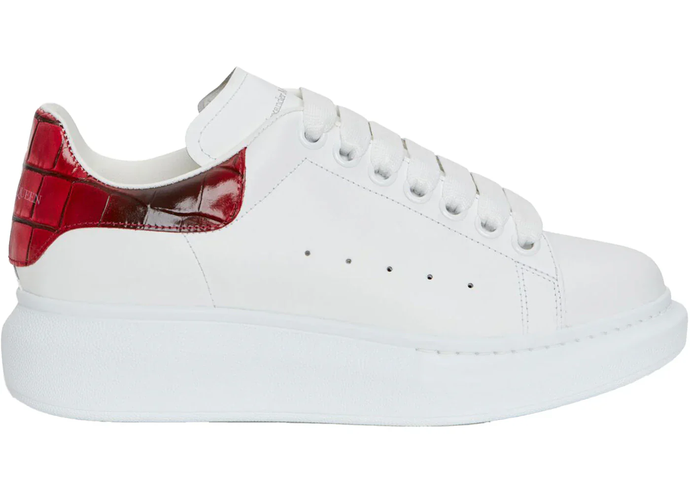 Alexander Mcqueen Oversized White Welsh Red (Women'S)