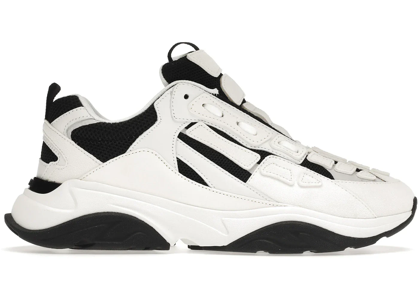 Amiri Bone Runner White Black