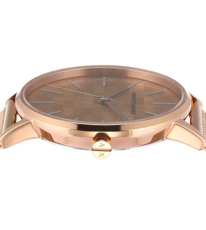 Armani Exchange Analog Rose Gold Dial Women 36mm