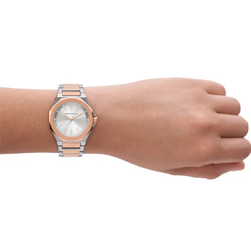 Armani Exchange Andrea Silver Dial Women 34mm - Image 2