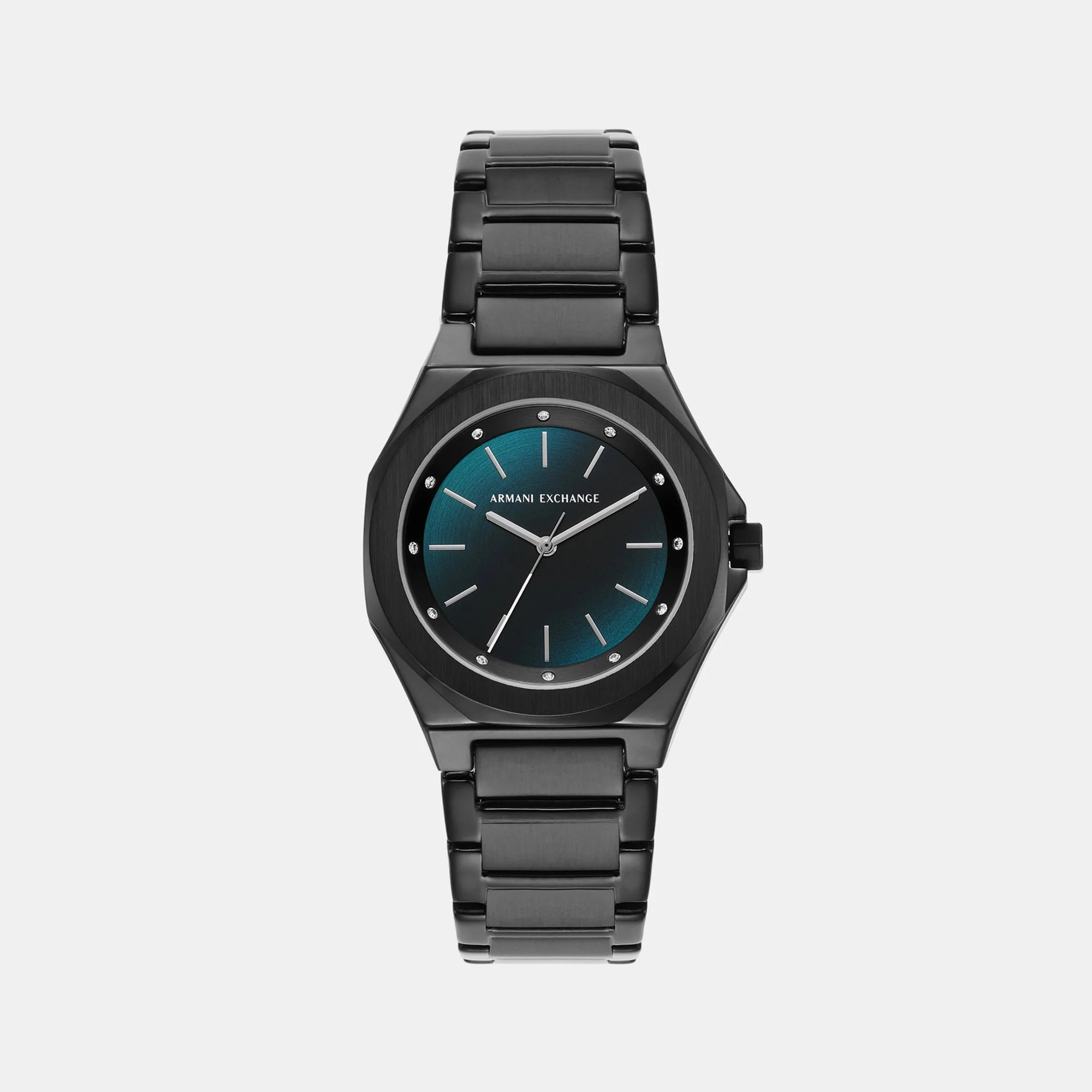 Andrea Women Quartz Blue Dial Analog Stainless Steel Watch AX4609