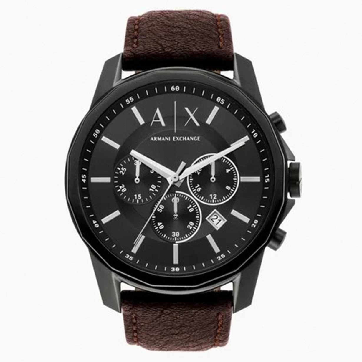 Armani Exchange Chronograph Black Dial Men 22mm - Image 4