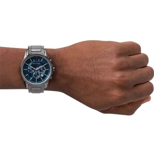 Armani Exchange Chronograph Blue Dial Men 44mm - Image 2