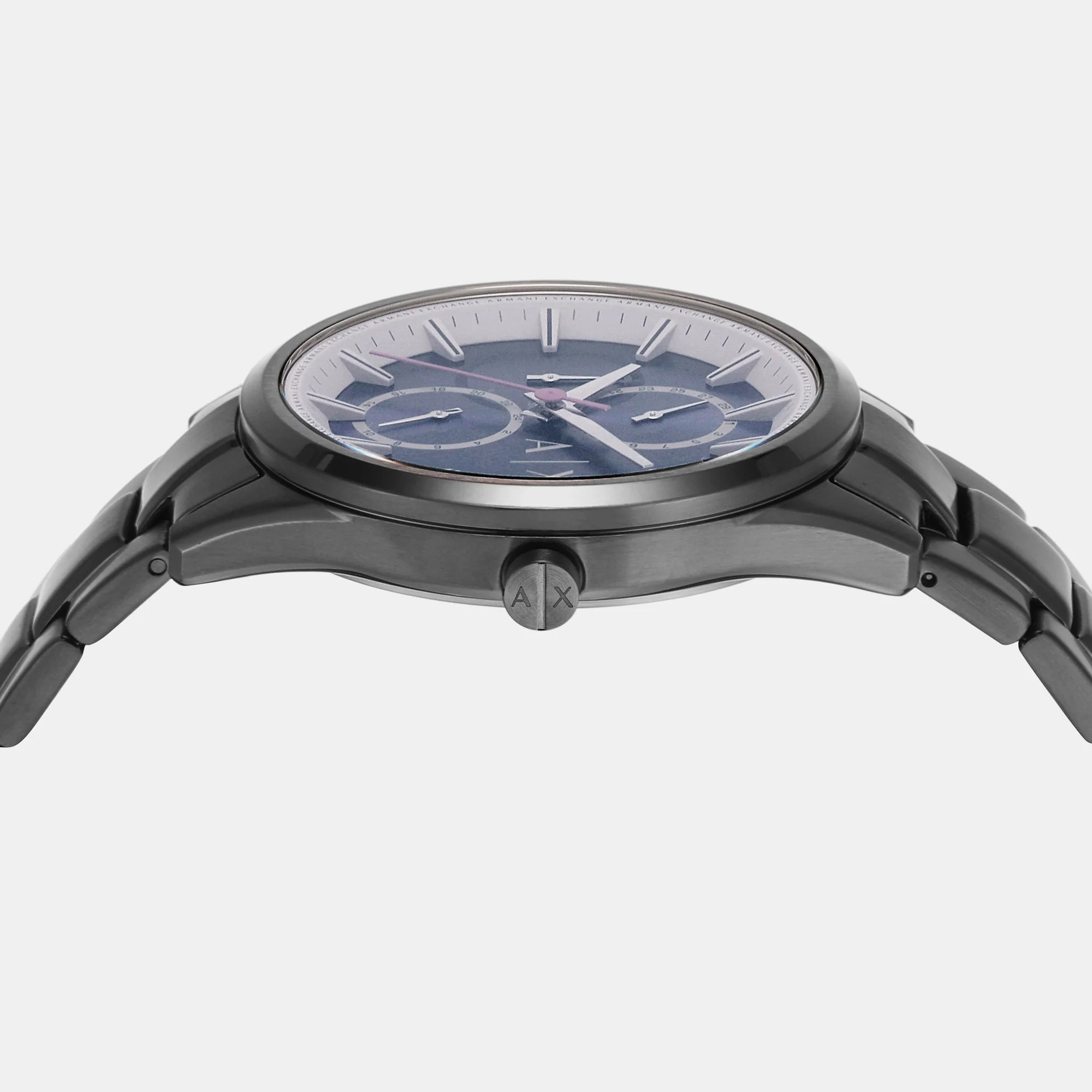 Dante Men Quartz Blue Dial Chronograph Stainless Steel Watch AX1871 - Image 4