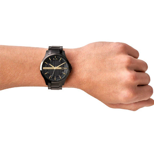 Armani Exchange Hampton Black Dial Men 46mm - Image 2