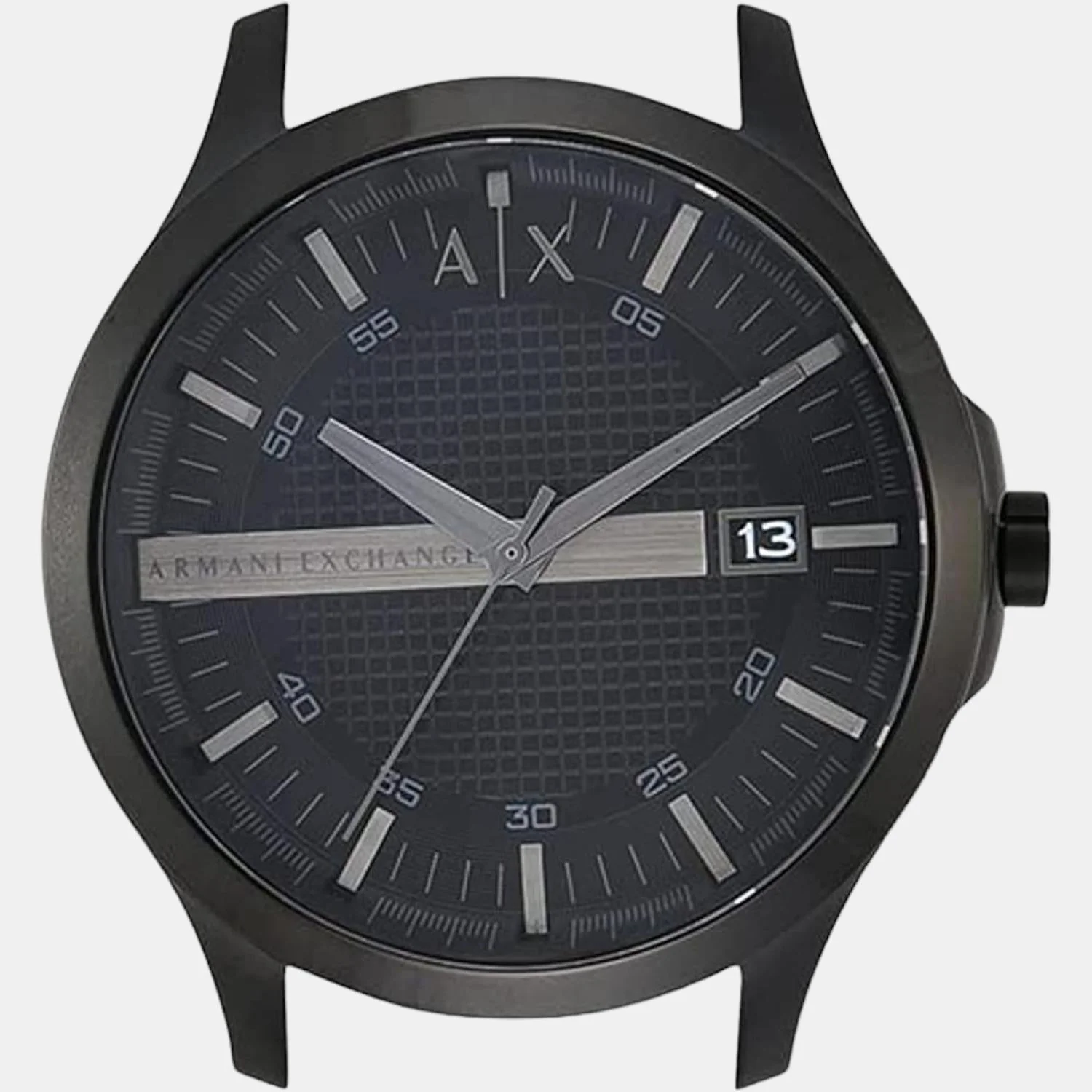 Hampton Men Quartz Black Dial Analog Stainless Steel Watch AX2104 - Image 6