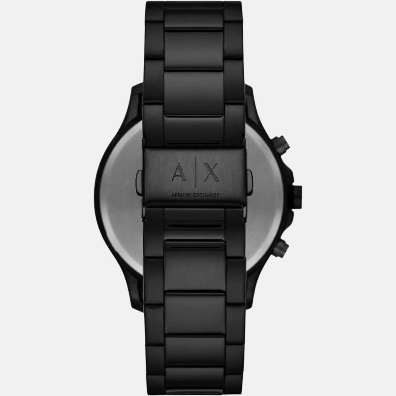 Hampton Men Quartz Black Dial Chronograph Stainless Steel Watch AX2429 - Image 2