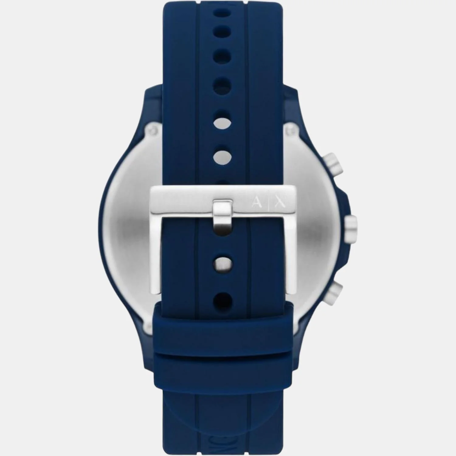 Hampton Men Quartz White Dial Chronograph Silicone Watch AX2437 - Image 2