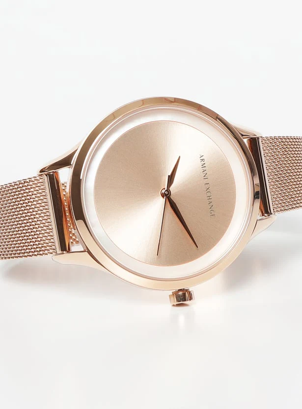 Armani Exchange Harper Rose Gold Dial Women 38mm