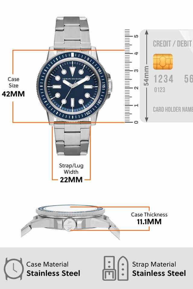 Armani Exchange Leonardo Blue Dial Men 42mm - Image 3