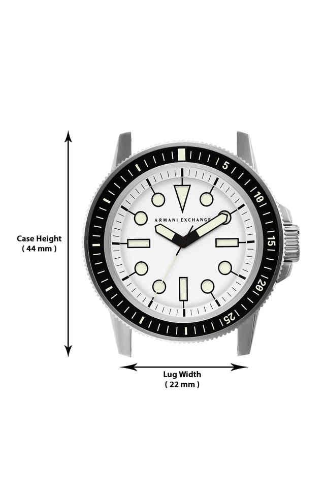 Armani Exchange Leonardo White Dial Men 44mm - Image 3