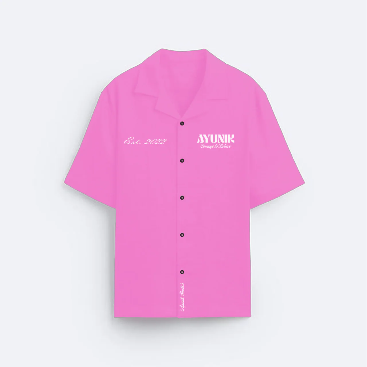 BabyPink Signature Bowling Shirt - Image 3